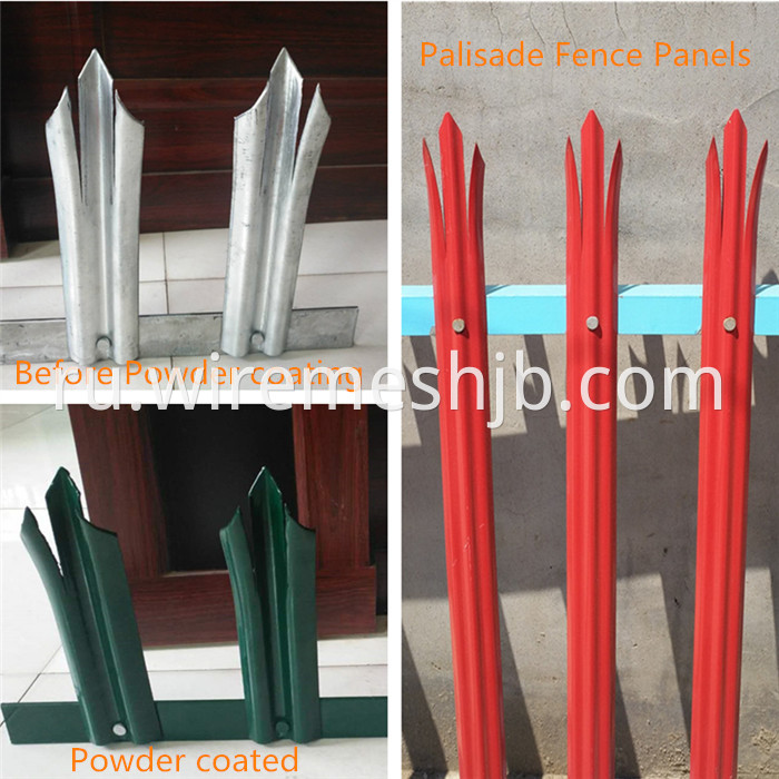 Powder Coated Steel Palisade